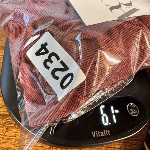 Zara Sz S Mini Skirt Ruched Corduroy Medium Burgundy Red Draped Ruffle Career - Picture 9 of 9